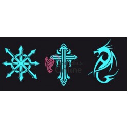 Tatuaje temporare pentru corp Fosforescente FL02